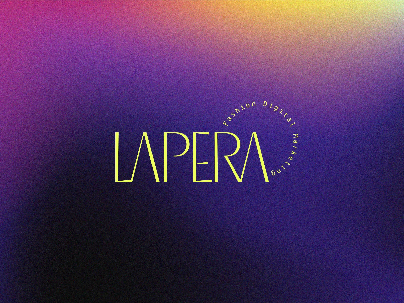 Typographic logo for Lapera Digital Marketing